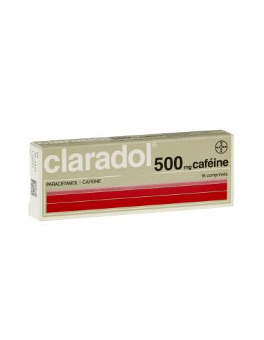 CLARADOL 500MG CAFEINE