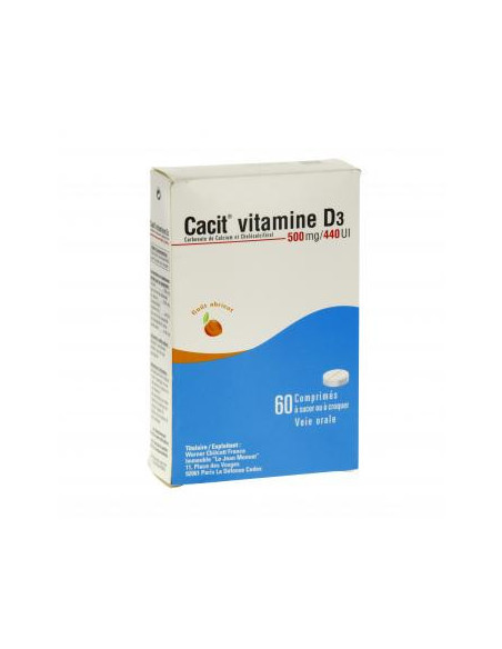 CACIT VITAMINE D3 500 MG/ 440 UI 