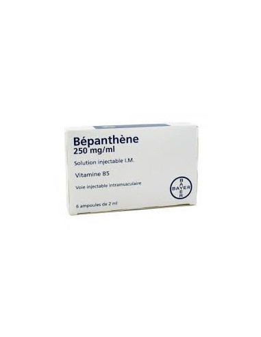 BEPANTHENE BAYER 250MG/ ML SOLUTION INJECTABLE