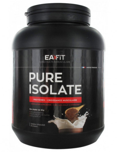 Eafit Pure Isolate Saveur : Chocolat - 750 g