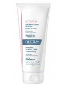 Ducray Ictyane Crème Émolliente Nutritive Visage et Corps...