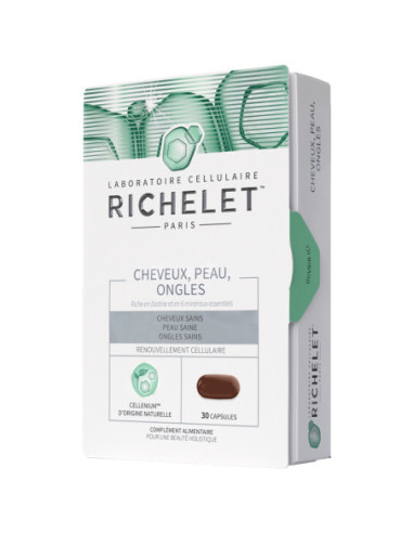 Richelet Cheveux Peau Ongles Capsules - 30 capsules 