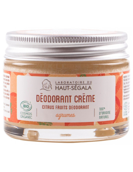 Laboratoire du Haut-Ségala Déodorant Crème Agrumes Bio - 50 g