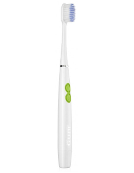 GUM Sonic Daily Brosse à Dents Souple 4100 Couleur : Blanc - 1 unité 