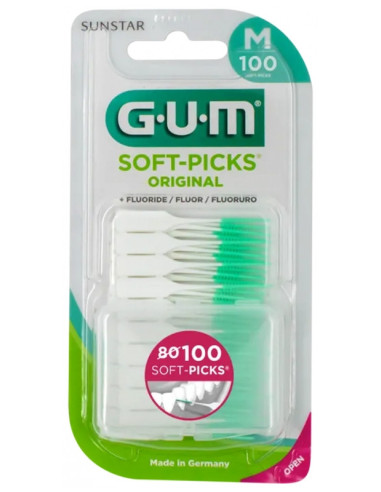 GUM Soft-Picks Original Medium - 100 Unités