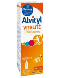 Alvityl Vitalité Solution Buvable 11 Vitamines- 150 ml