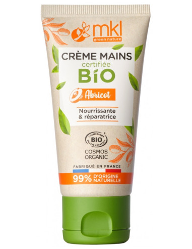 MKL Green Nature Crème Mains Abricot Bio - 50 ml