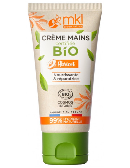 MKL Green Nature Crème Mains Abricot Bio - 50 ml