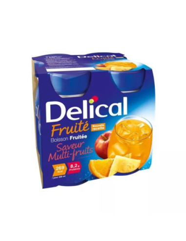 Delical Boisson Fruitée Saveur Multi-Fruits - 4...