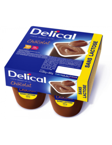 Delical Crème Dessert HP/HC Sans Lactose...