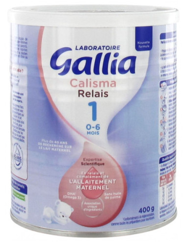 Gallia Calisma Relais 1er Âge 0-6 Mois - 400 g