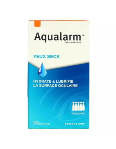 Aqualarm Sensation de Sécheresse Oculaire - 20 x 0,6 ml