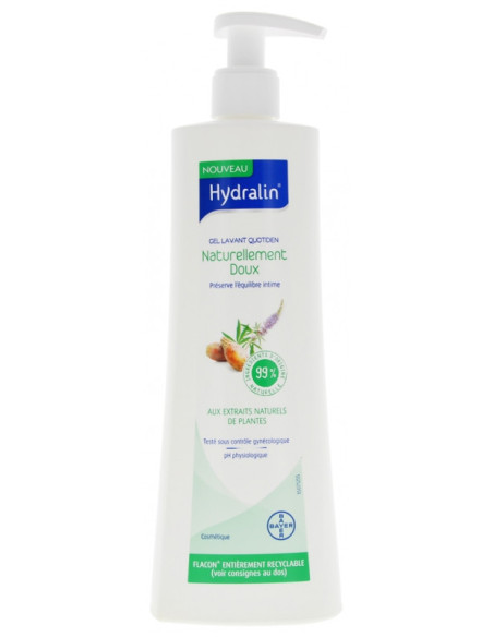 Hydralin Gel Lavant Quotidien Naturellement Doux - 400 ml