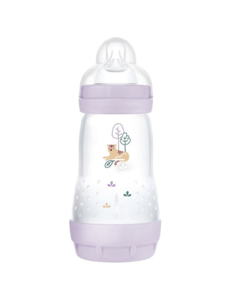 MAM Easy Start Biberon Anti-Colique Débit Moyen Lila - 260ml 