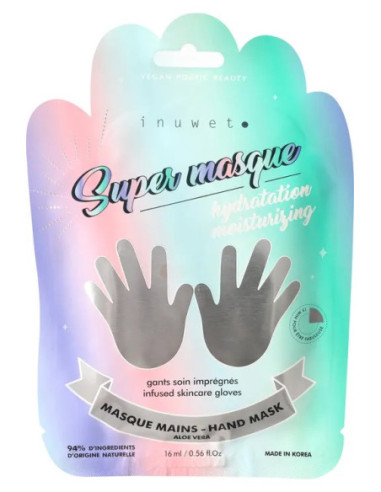 Inuwet Masque Mains Hydratant gants - 16ml