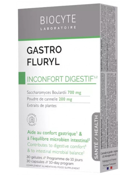 Biocyte Longevity Gastro Fluryl - 30 Gélules