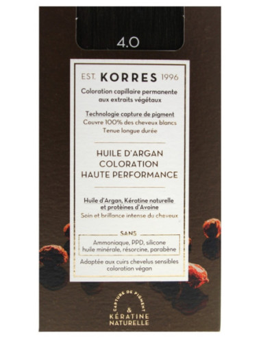 Korres Coloration Permanente Huile d'Argan -...