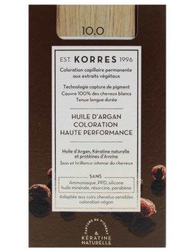 Korres Coloration Permanente Huile d'Argan -...