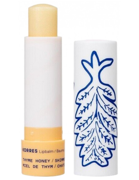 Korres Baume à Lèvres Fini Brillant Miel et Thym - 4,5 g