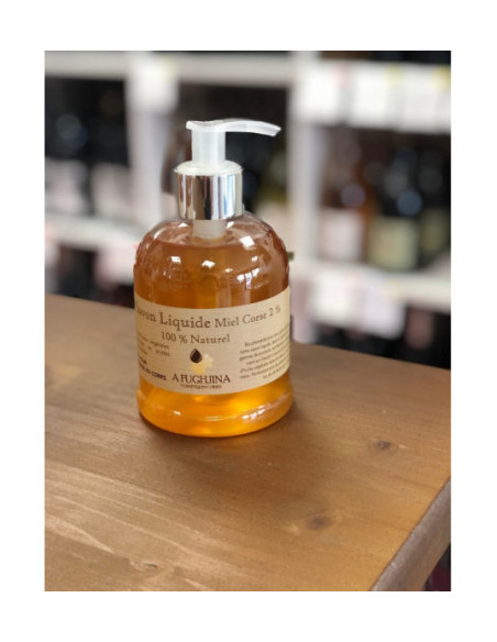 A Fughjina Savon liquide miel Corse 100% naturel - 300ml