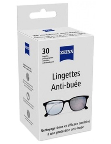 Zeiss Lingettes Anti-Buée pour Lunettes - 30...