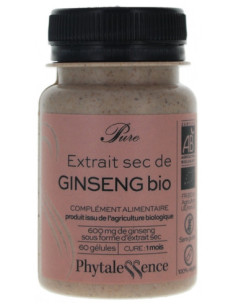 Phytalessence Pure Ginseng Bio - 60 Gélules