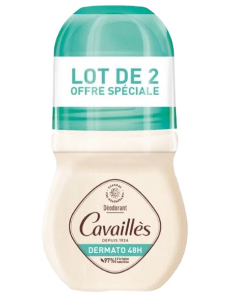 Cavaillès Rogé Cavaillès Dermato 48H Déodorant Roll-On - Lot de 2 x 50 ml