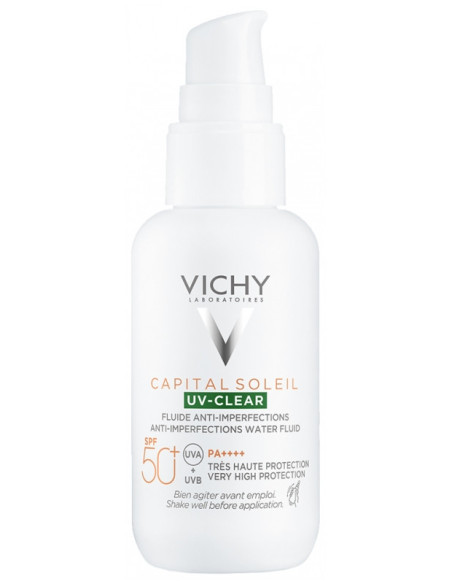 Vichy Capital Soleil UV-Clear Fluide Anti-Imperfections SPF50+ - 40 ml