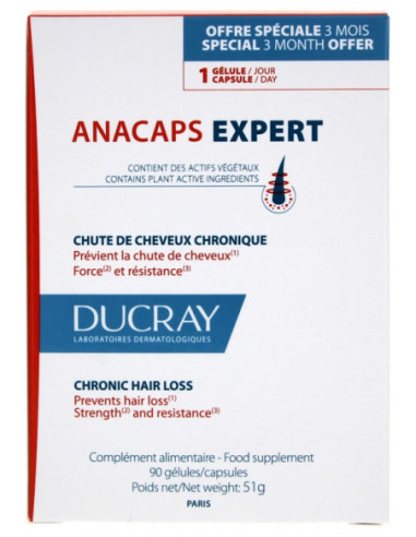 Ducray Anacaps Expert Chute de Cheveux...