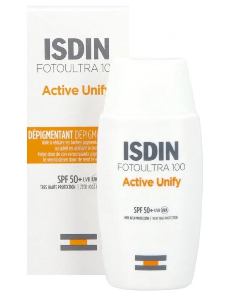 Isdin FotoUltra 100 Active Unify Dépigmentant SPF50+ - 50 ml