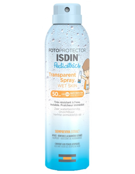 Isdin Fotoprotector Pediatrics Spray Transparent Wet Skin SPF50 - 250 ml