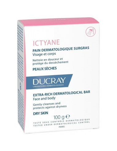 Ducray Ictyane Pain Dermatologique Surgras - 100 g