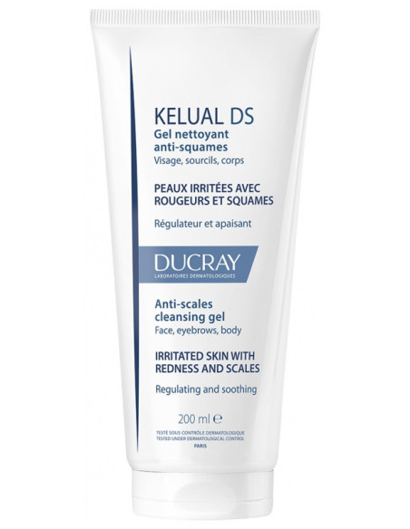 Ducray Kelual DS Gel Nettoyant Anti-Squames - 200 ml