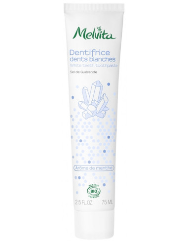 Melvita Dentifrice Dents Blanches Bio - 75 ml