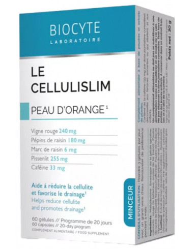 Biocyte Le Cellulislim - 60 Gélules