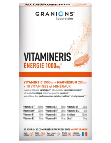 Granions Vitamineris Énergie 1000 mg - 30...