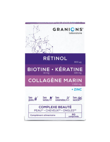  Granions Complexe Beauté Peau Cheveux Ongles -...