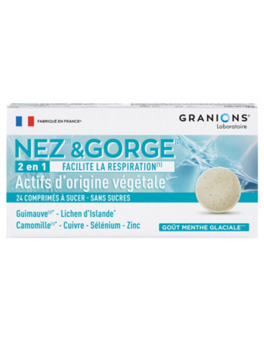 Granions Comprimés à Sucer Nez & Gorge - 24...