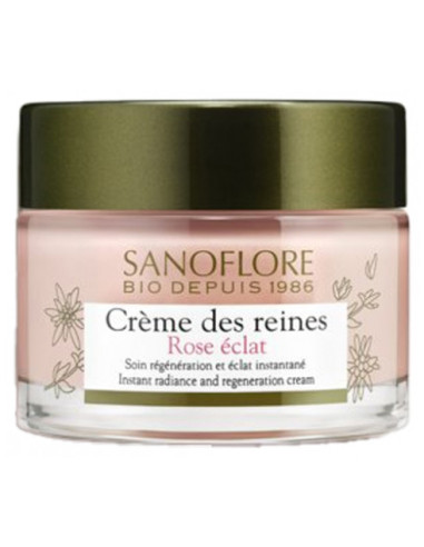 Sanoflore Crème des Reines Rose Éclat Bio - 50 ml