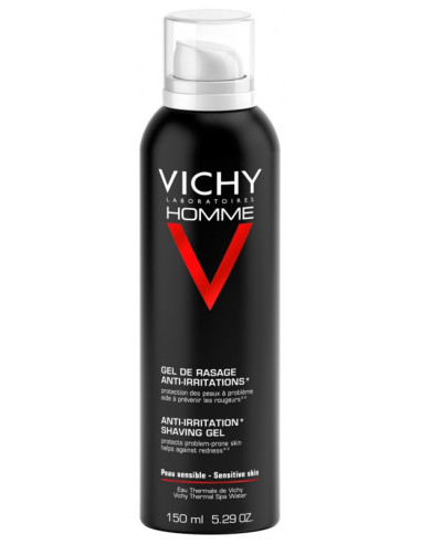 Vichy Homme Gel de Rasage Anti-Irritations -...