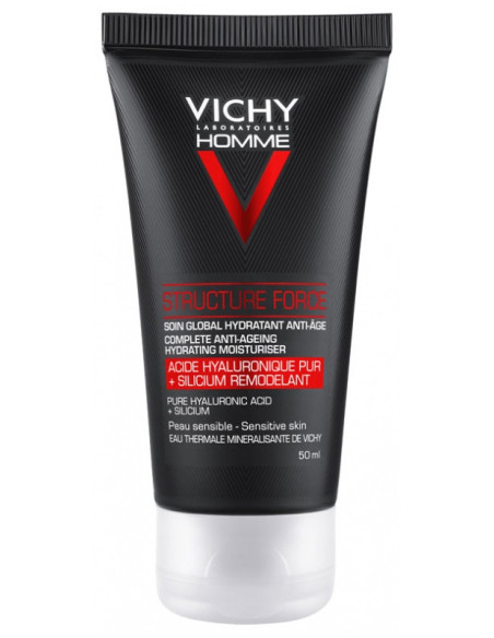 Vichy Homme Structure Force Soin Global Hydratant Anti-Âge - 50 ml