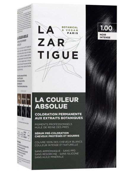 Lazartigue La Couleur Absolue - Coloration : 1.00 Noir Intense