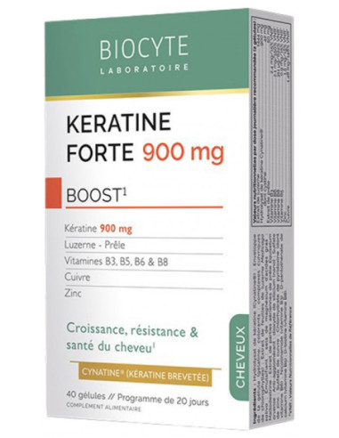 Biocyte Keratine Forte - 40 Gélules