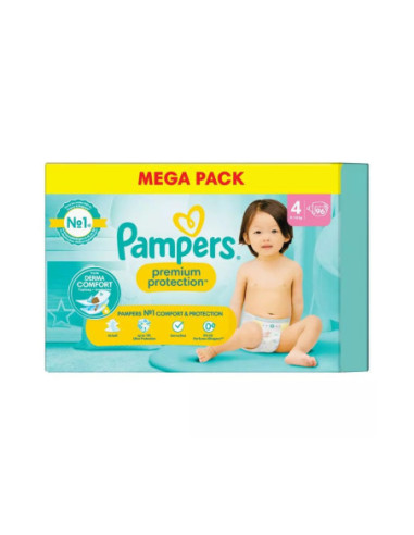 Pampers Premium Protection - Taille 4 x 96