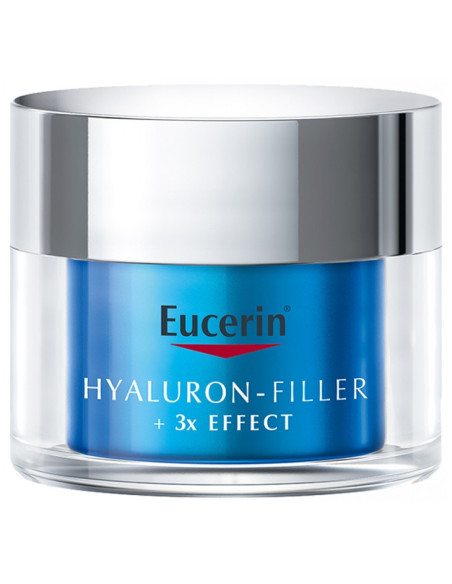 Eucerin Hyaluron-Filler + 3x Effect Gel-Crème Soin de Nuit Booster -50ml