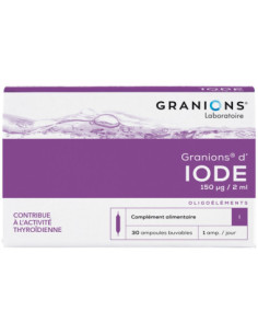 Granions 30 Ampoules d'Iode 