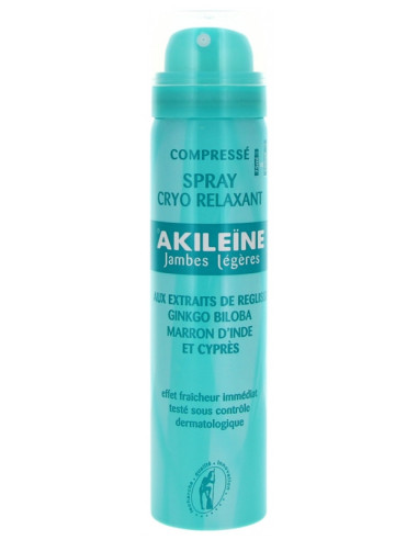 Akileïne Spray Cryo Relaxant Jambes Légères -...