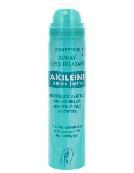 Akileïne Spray Cryo Relaxant Jambes Légères - 75 ml