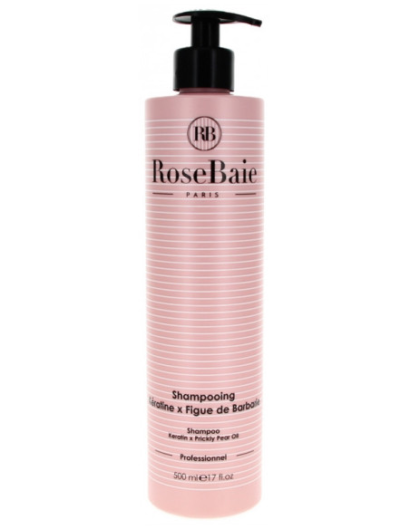 RoseBaie Shampoing Kératine x Figue de Barbarie - 500 ml