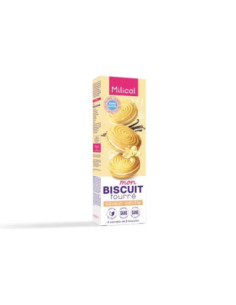Milical Biscuits fourrés vanille -  4 sachets de 2 biscuits